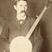 Man with banjo
