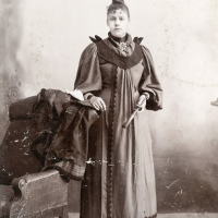 Young woman with brush in Emporia, Kansas