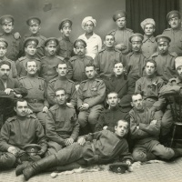 Ethnically diverse group of soldiers in Russia (WWI)