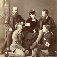 Members of the Friends War Victims Relief Committee in Metz, France