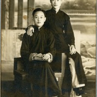 Two friends in Tsingtao (Qingdao), China