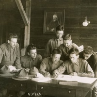 MIT students at Camp Cunningham (1917)